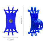 Rockbros LF436 Handlebar Clamp Phone Holder - Blue niebieski phones and accessories