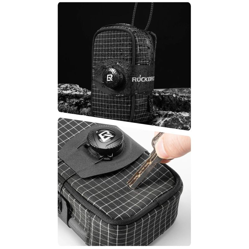 Rockbros P010 multifunctional saddle with bottle holder - black fekete táska 304004-211957