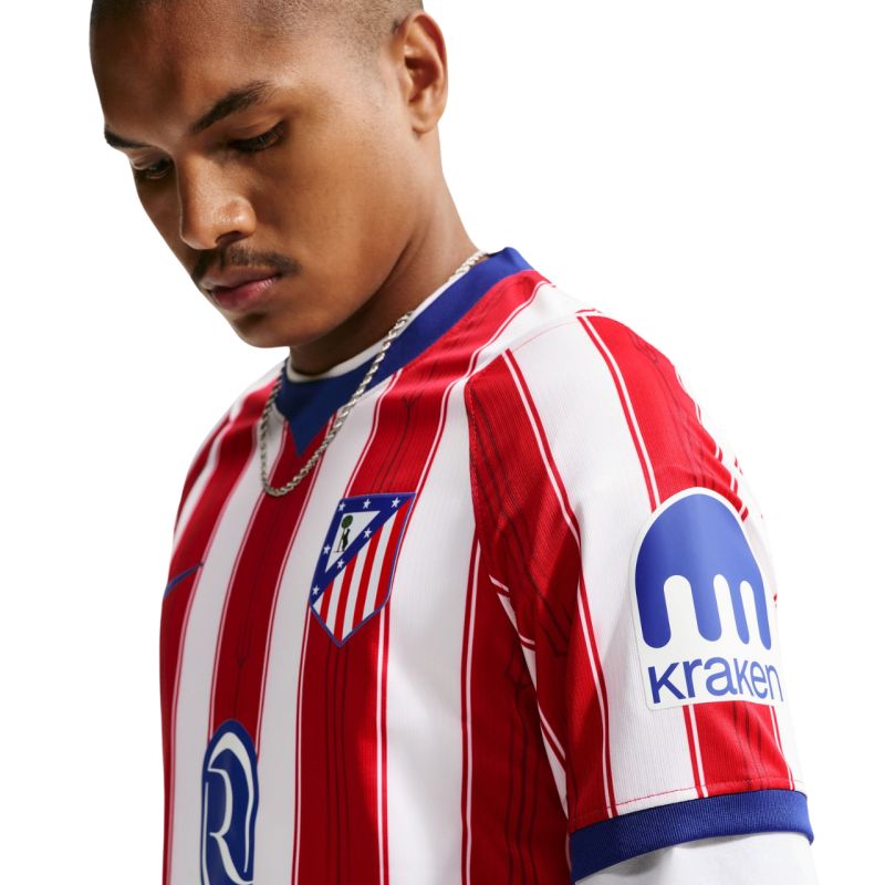 Nike Atlético Madrid 2026/27 Stadium Home Men's Jersey White and Red piros póló