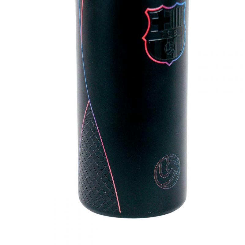 FC Barcelona Runbott thermal bottle 600ml czarny futball labda