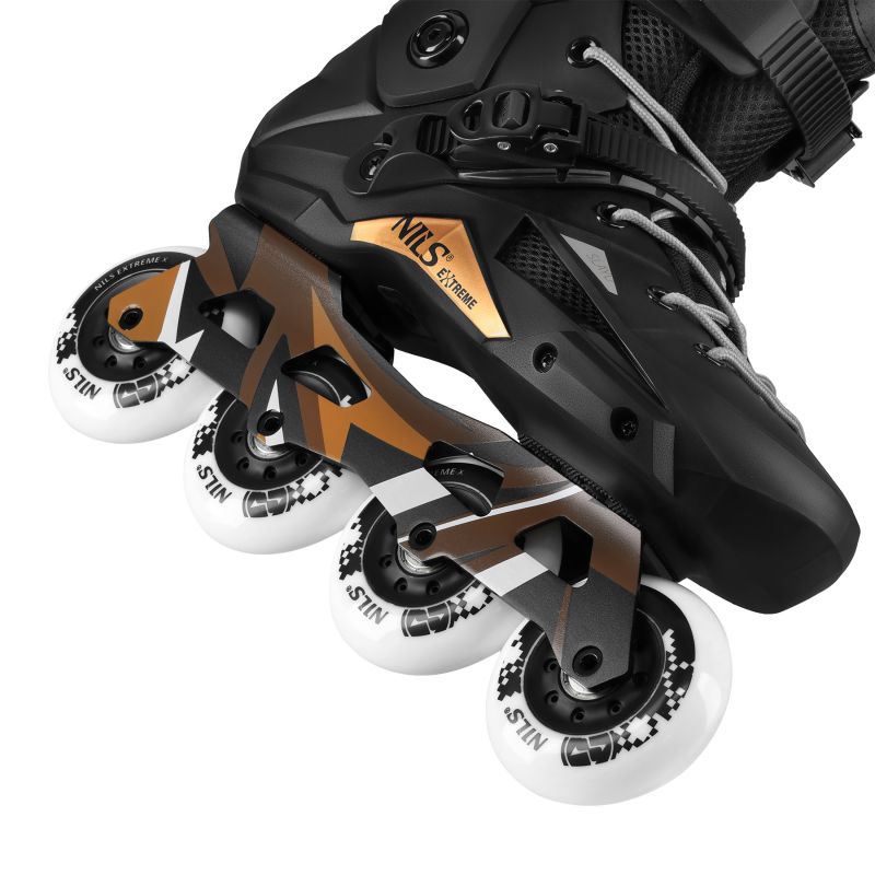 Na1601 Slalom Roller Skates Slayd Black Size 38 Nils Extreme fekete utcai cipő