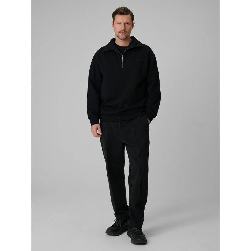 Men's regular sweatshirt without hood 4F