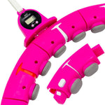 Enero Hula Hop With Massager, Weights And Counter Fuchsia Fit training equipment