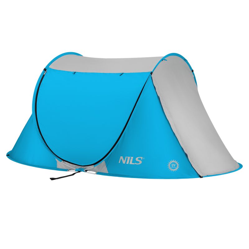 Nc3043 Blue Nils Self-Putting Beach Tent kék hátizsák