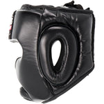 MASTERS FIGHT EQUIPMENT KSS-4B1-BOX leather sparring boxing helmet védőfelszerelés 0229-B01M
