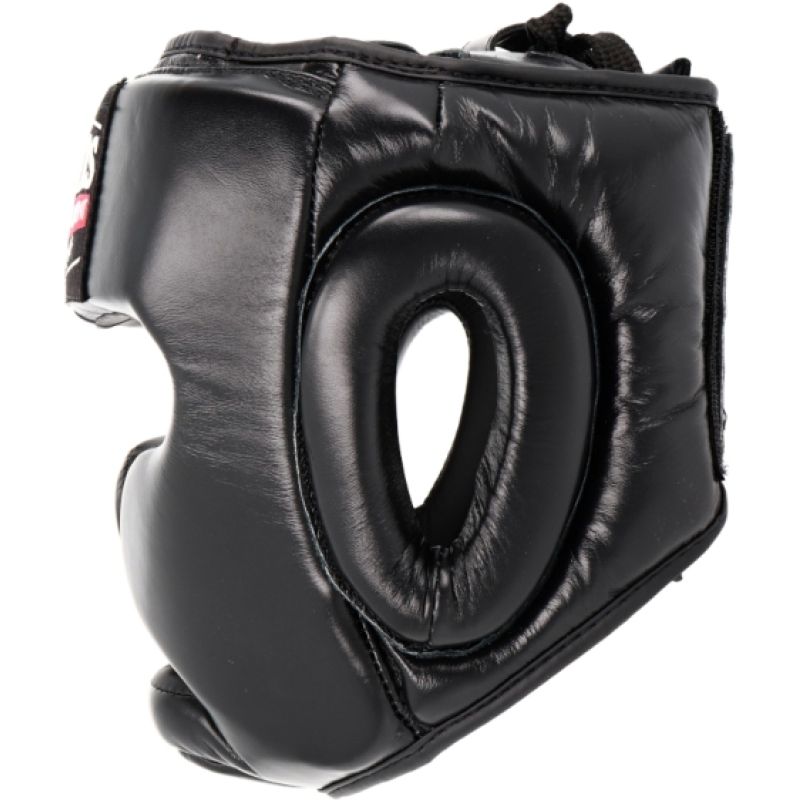 MASTERS FIGHT EQUIPMENT KSS-4B1-BOX leather sparring boxing helmet védőfelszerelés 0229-B01M