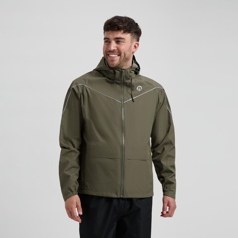 Rogelli ESSENTIAL rain green zöld dzseki