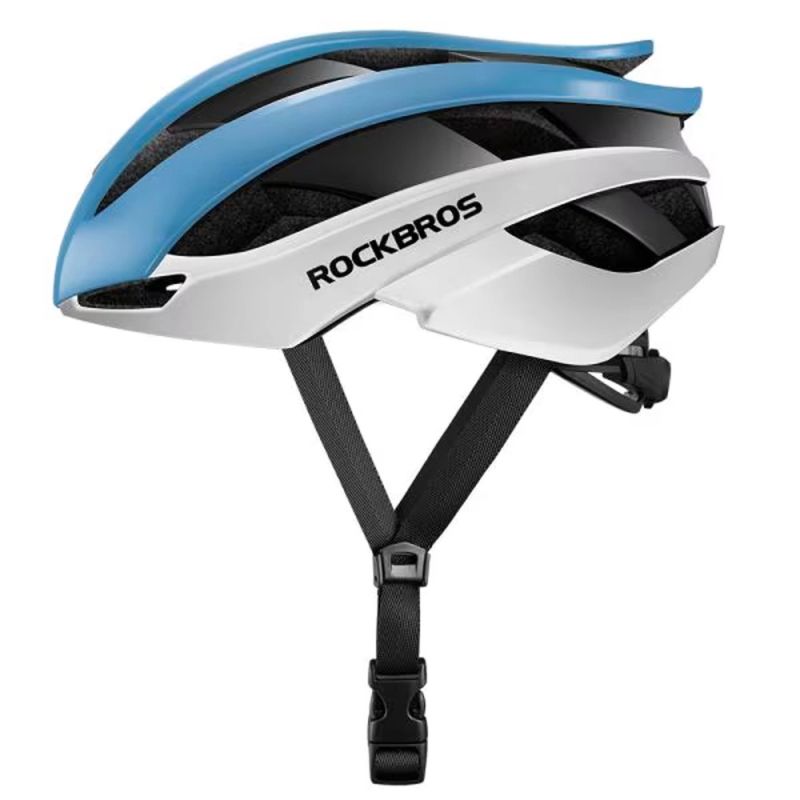 Rockbros bicycle helmet 10110004003 size L - blue and white niebieski || biały \ l helmets