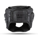 DBX Bushido "Black Dragon" Boxing Sparring Helmet | fekete fejvédő ARH-BlackDragon