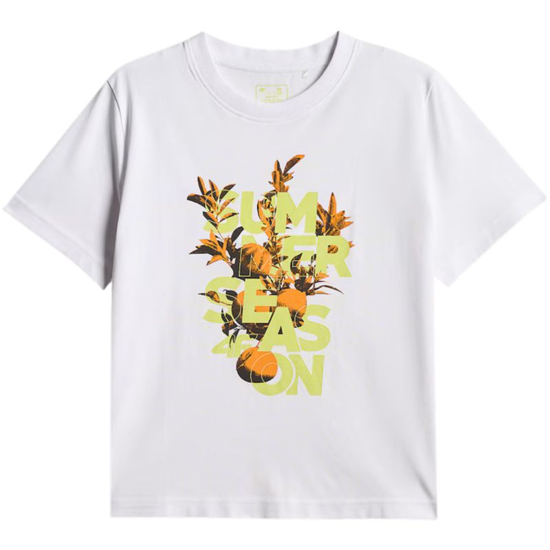 4F Women's T-shirt F2721 white 10S fehér póló 4FWSS26TTSHF272110S