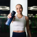 Meteor 650 ml navy blue sports bottle uniw water bottles, training equipment