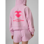 Girls' loose sweatshirt with hood 4F