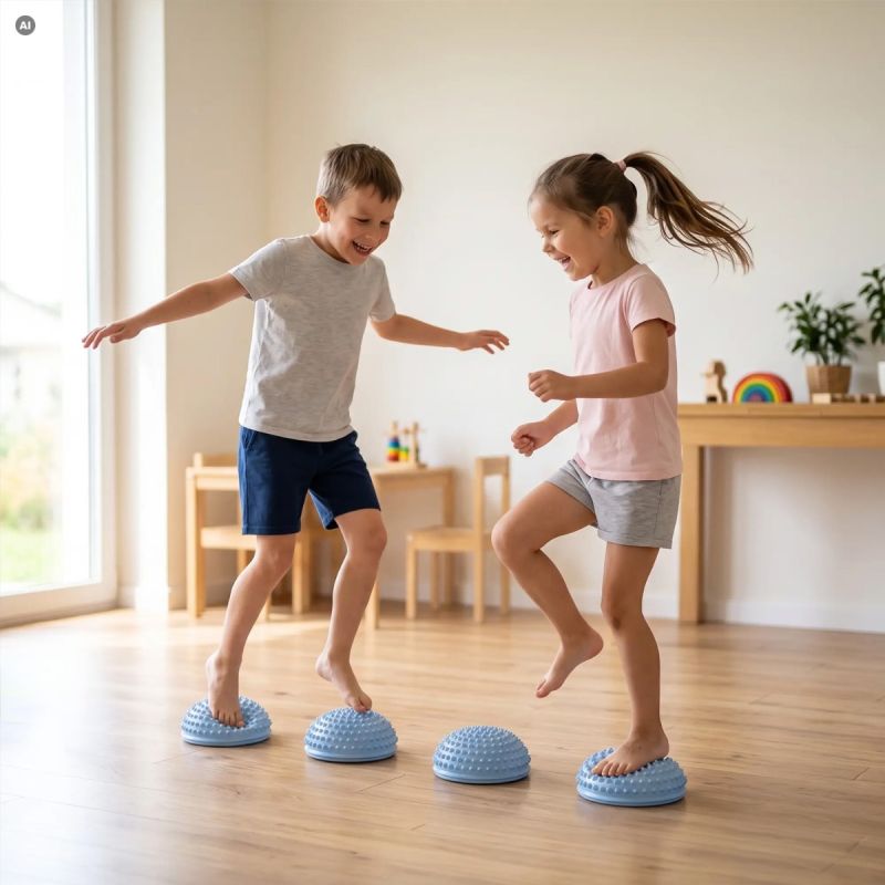 Spokey Sensory Half Balls for Balance Training, 2 pcs, SPIKE 16x8, 5cm edzőfelszerelés SPK-947370