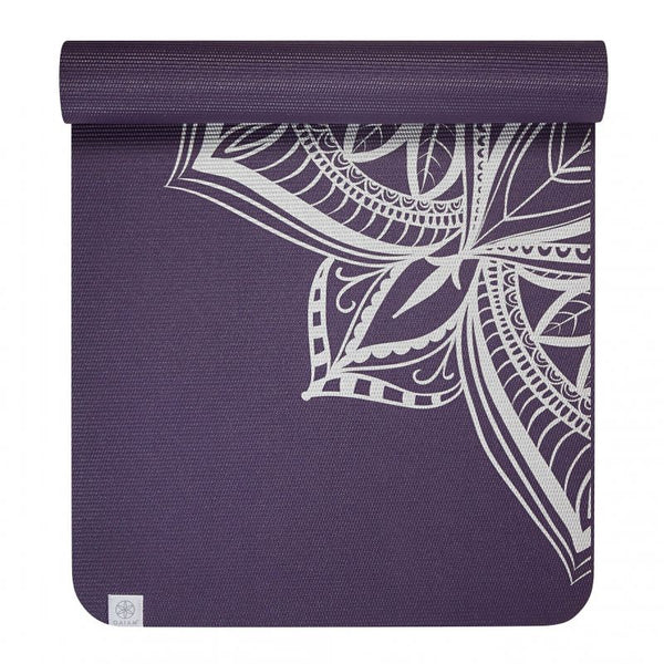Gaiam Aubergine Medallion yoga mat 6 mm 63844 Edzőfelszerelés
