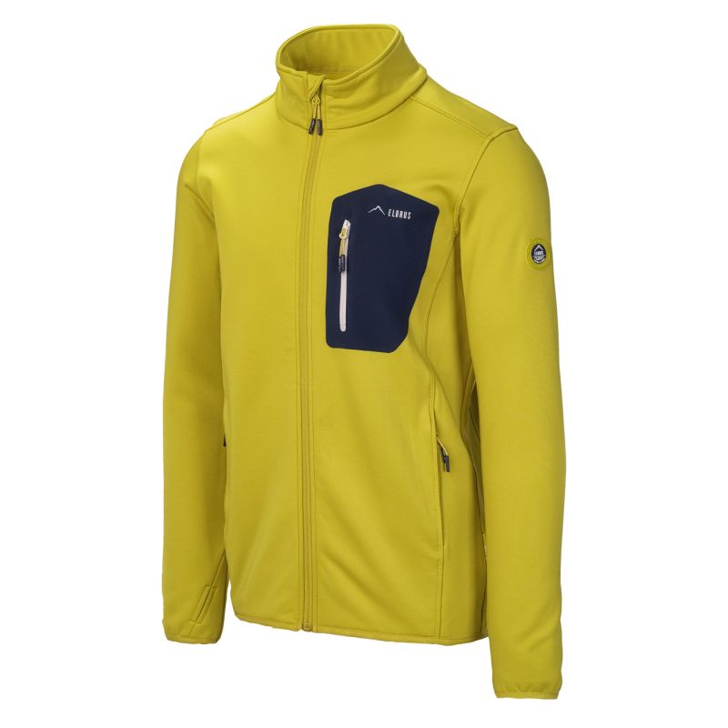 Elbrus Nomi sweatshirt sárga pulóver