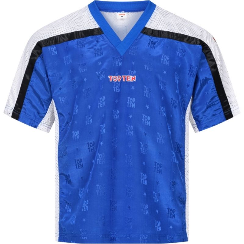 TOP TEN pointfighting sweatshirt blue and white (PRICE CHANGE) niebiesko - białe+m pulóver