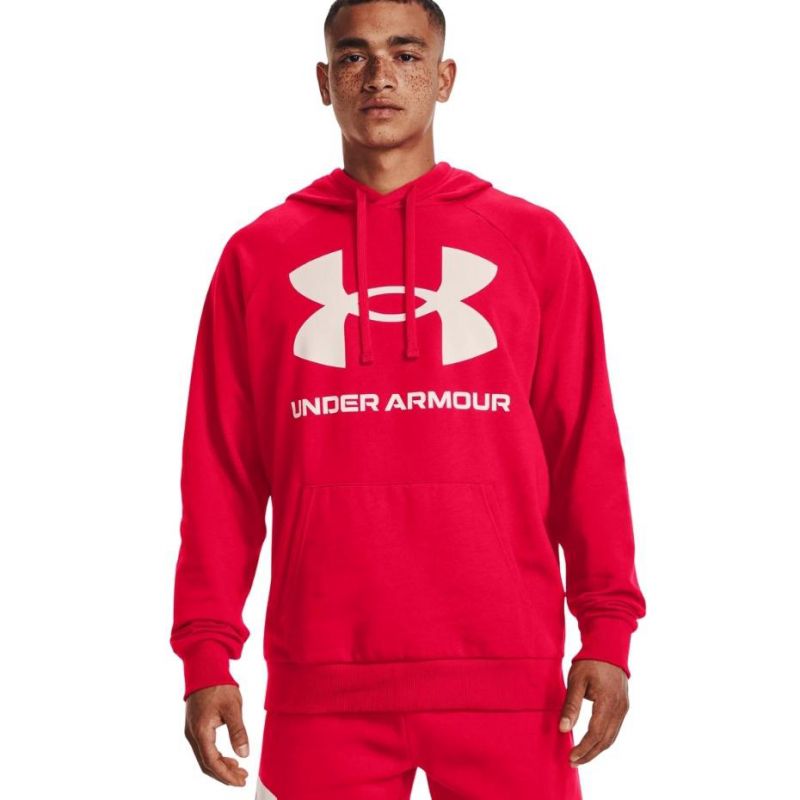 Under Armour Under Armor Rival Fleece Big Logo HD 1357093 600 sweatshirt piros pulóver