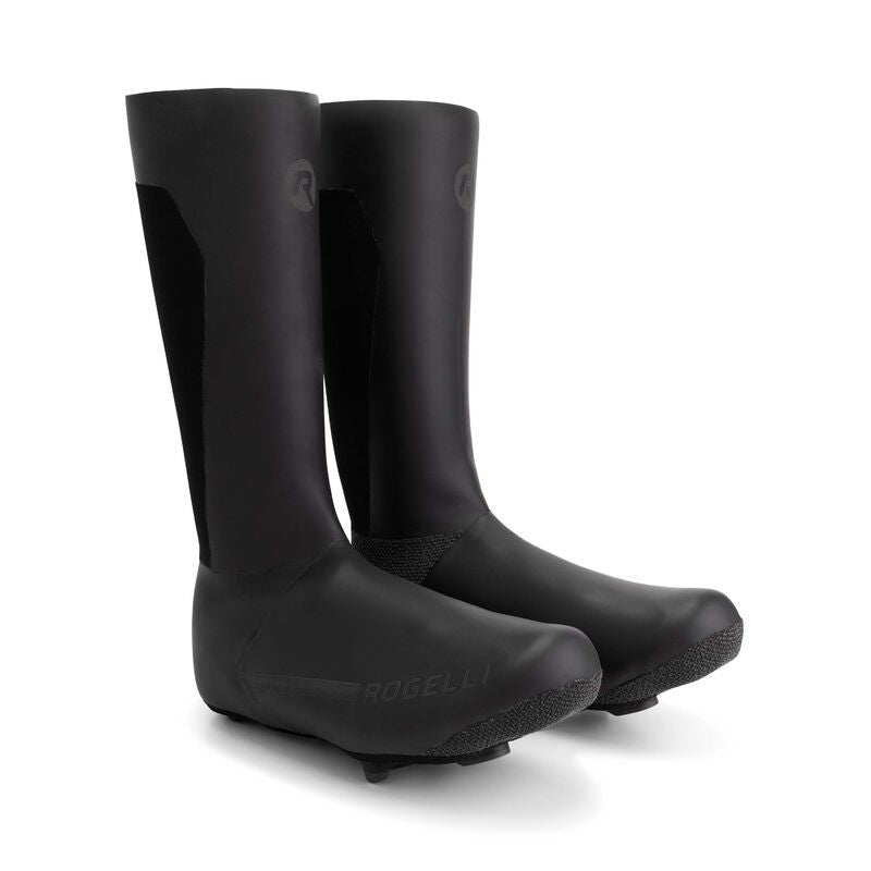 Rogelli DEEPWINTER shoe covers fekete protectors and knee pads