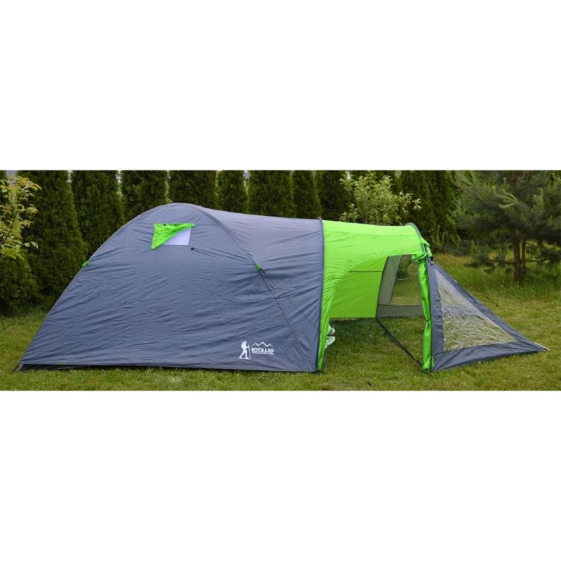 Enero 4-Person Cool Black-Green Camp Tent zöld tents, tourist equipment