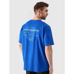 Men's oversize printed T-shirt 4F 4FRSS24TTSHM2535-36S póló