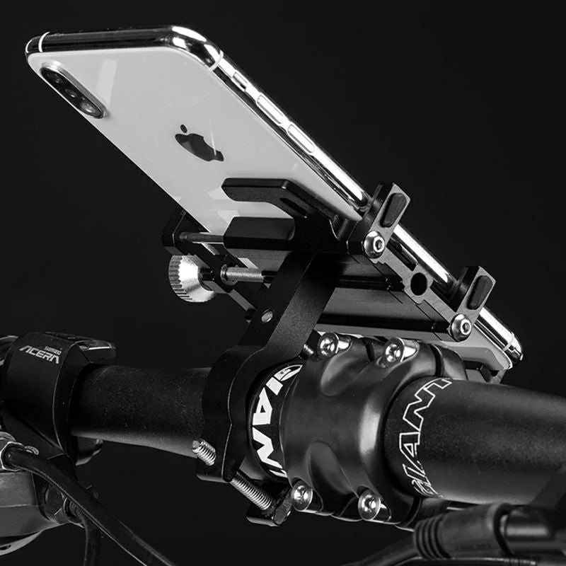 Rockbros 699 Handlebar Clamp Phone Holder - Red piros phones and accessories