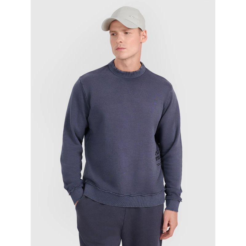 4f Men's sweatshirt without zipper and hood 4FWSS25TSWSM1739-22S General
