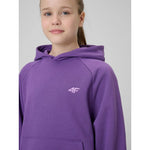 Girls' loose sweatshirt with hood 4F