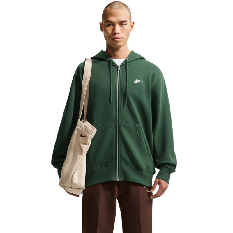 Nike Club BB FZ Hoodie Men's Green 323 zöld kapucnis pulóver 160885L