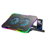 Wozinsky WDCX-A26 NitroCool RGB Gaming Laptop Cooling Pad - Black fekete phones and accessories