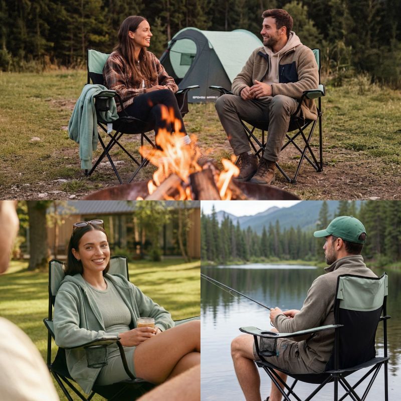 Spokey Camping Chair with Insulated Pocket ANGLER COOL kabát SPK-946622