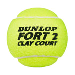 Dunlop Fort Clay Court Tennis Balls 4 pcs zöld labda 601613