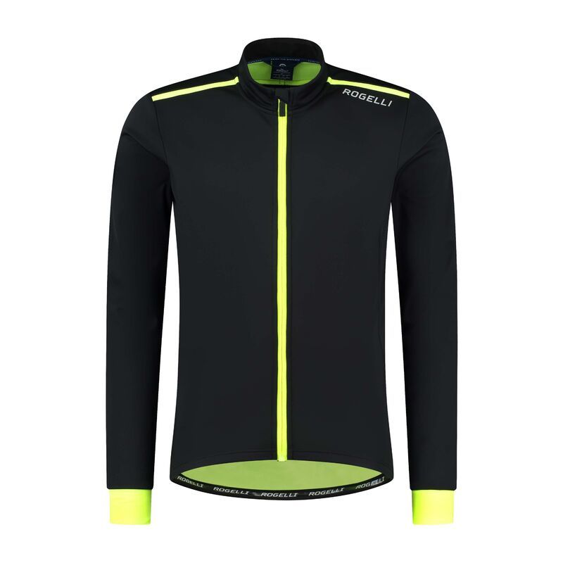 Rogelli CORE winter jacket black-fluorescent fekete kötött sapka SIROG351962.140.152