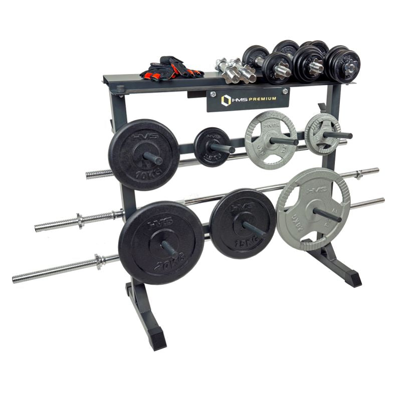 HMS STR12 Premium Plate and Dumbbell Stand póló 17-62-055