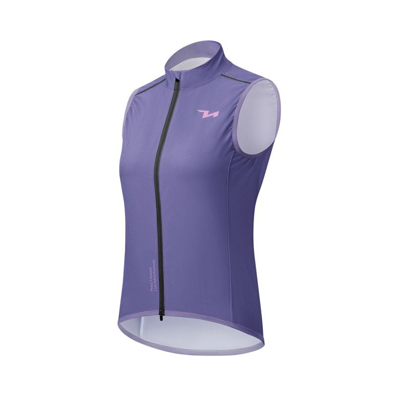 Rockbros MJ008 TVI Windproof Women's Cycling Vest M - Purple m \ fioletowy mellény 15110022003-211677