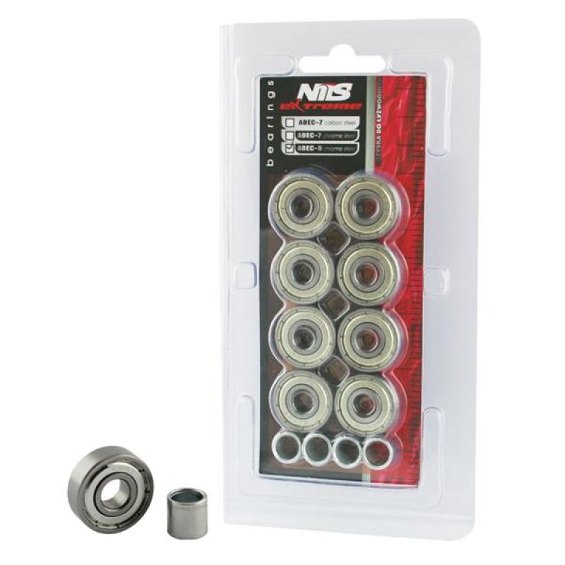 ABEC-9 CHROME BEARINGS (8 pcs.) NILS EXTREME