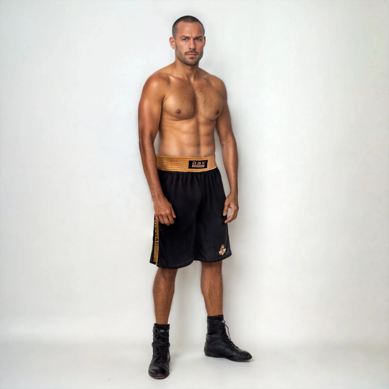 DBX Bushido GOLD training boxing ezüst short
