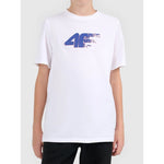 4F Boy's printed T-shirt gyerek póló 4FJWAW26TTSHM3515-10S