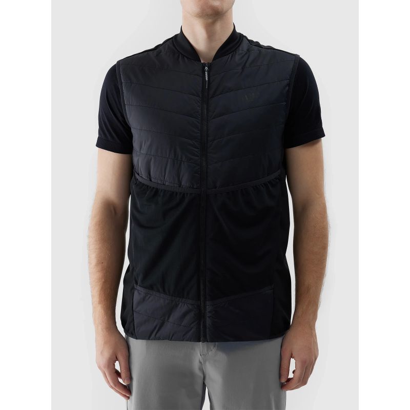 4f Men's trail running vest with primaloft black eco fill General