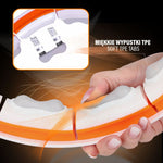 HMS Hhm21 Hula Hop White/Orange With Magnets, Tpe Protection And Weight + Counter narancssárga edzéssegítő 17-44-597