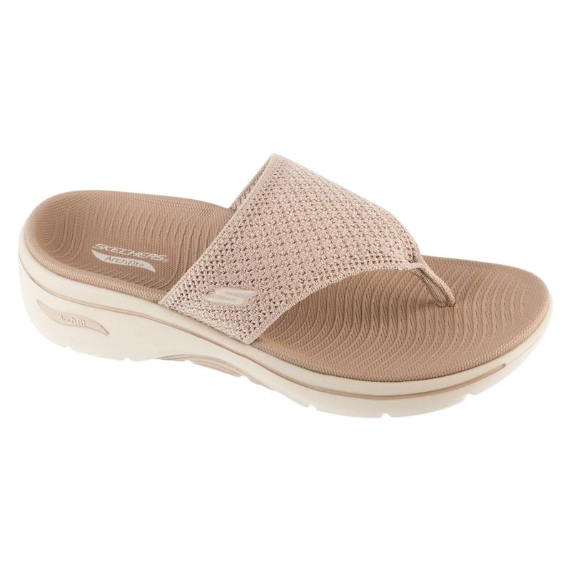 Skechers Go Walk Arch Fit 2.0 Sandals – Carrie Beige, Size bézs utcai cipő 140861-TPE