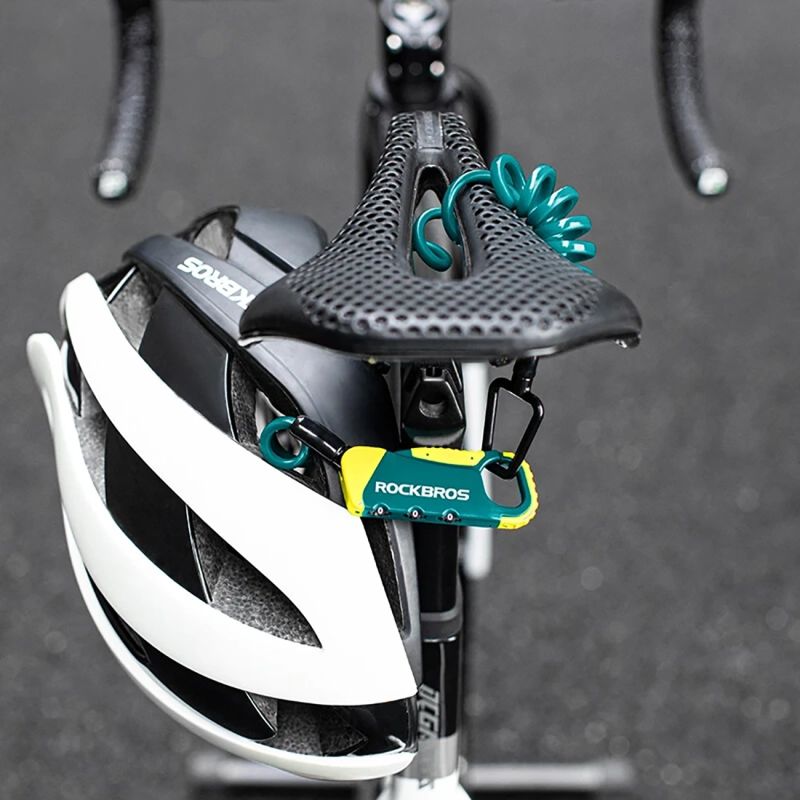 Rockbros RBK6N Combination Bike Lock - Turquoise