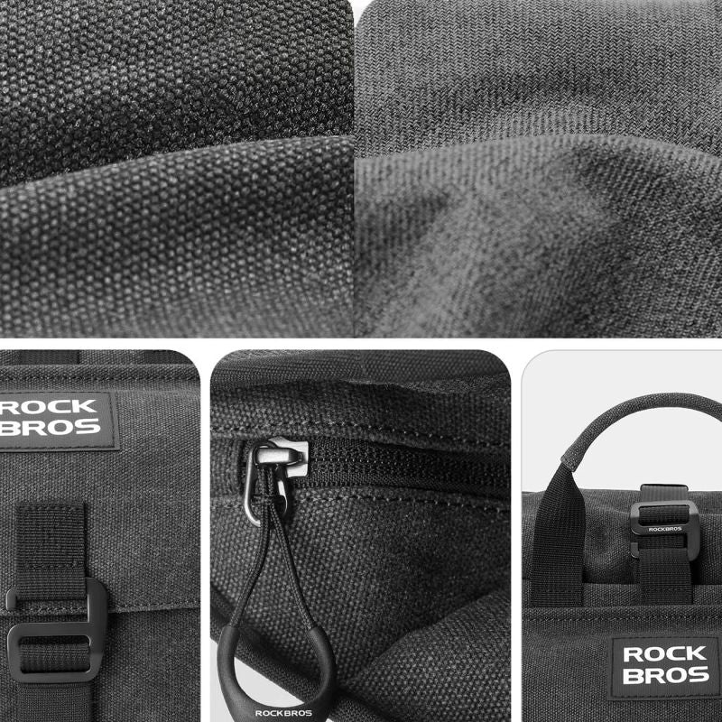 Rockbros H46 Backpack Saddlebag Handlebar - Gray szürke táska 304004-211978