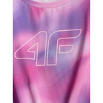 Girls' quick-drying sports crop-top 4F