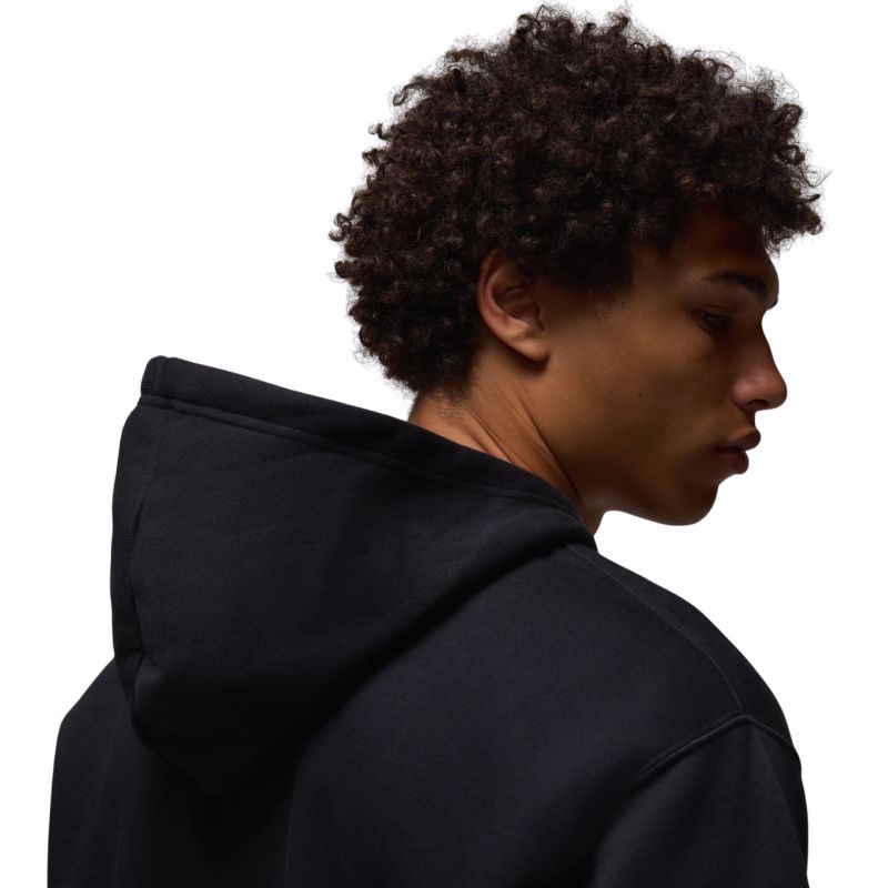 Nike Men's Jordan Brooklyn Fleece Hoodie, Black, fekete férfi kapucnis pulóver FV7281010
