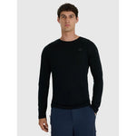Men's quick-drying trekking longsleeve with merino wool 4F 4FWAW25TFLOM430-20S