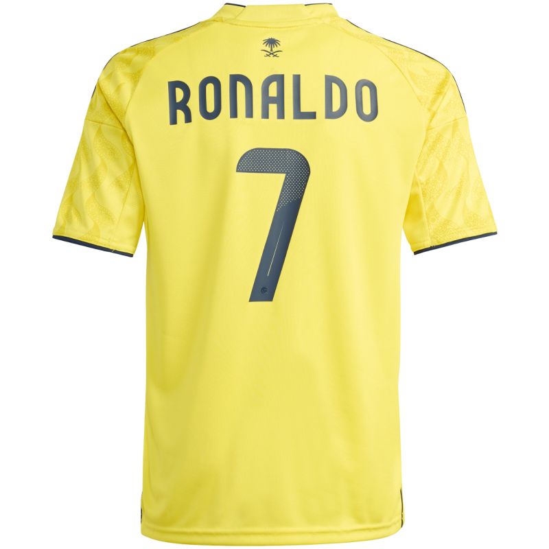 Adidas Al Nassr FC 2025/2026 Home Jersey for Kids, Yellow sárga gyerek póló JN7981