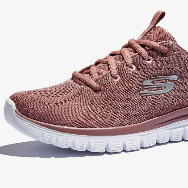 Skechers Graceful Get Connected Pink Women's Sneakers (12615-MVE) Cipő