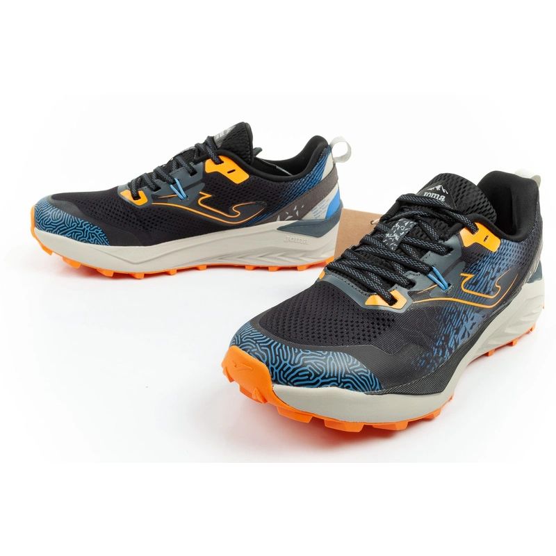 Joma Men's Tundra Cushioned Trail Running Shoes, Black
