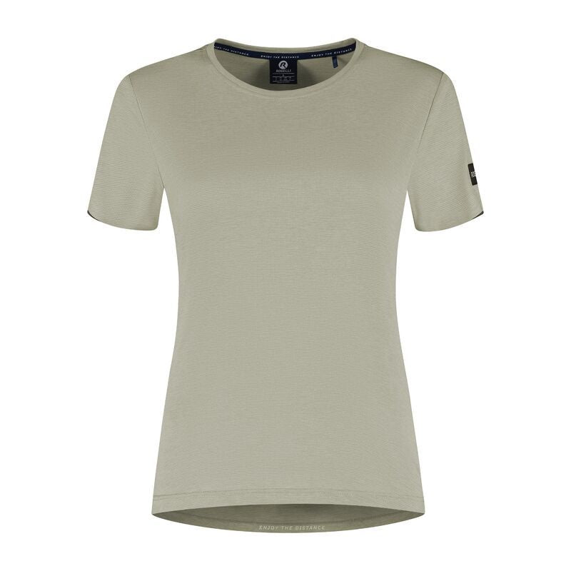 Rogelli d/b DISTANCE women's t-shirt sand 2XL póló