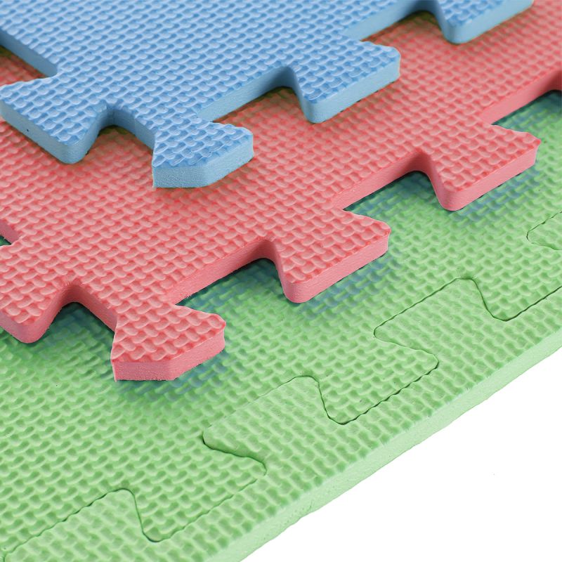 One Fitness Multipack MP10 puzzle mat green-blue-red 9 pieces 10 mm piros edzőfelszerelés 17-63-082